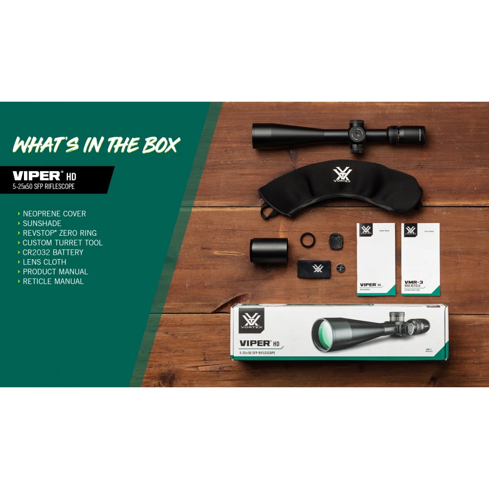 Viper® HD 5-25x50 SFP VMR-3 (MRAD)